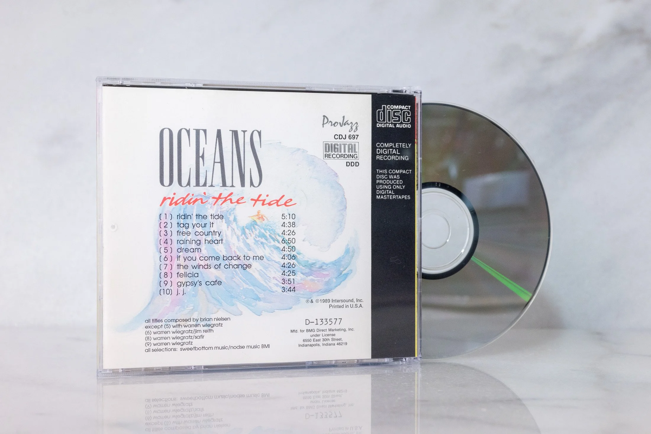 Oceans - Ridin' the Tide CD [1989] — F Stop Cameras